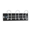 Uz sienas piestiprināts mēteļa pakaramais Inofix Balts Tērauds 13 x 31 x 8,4 cm