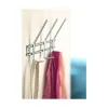 Wall mounted coat hanger Inofix Ruostumaton teräs Kromattu 150 x 220 x 68 mm Musta