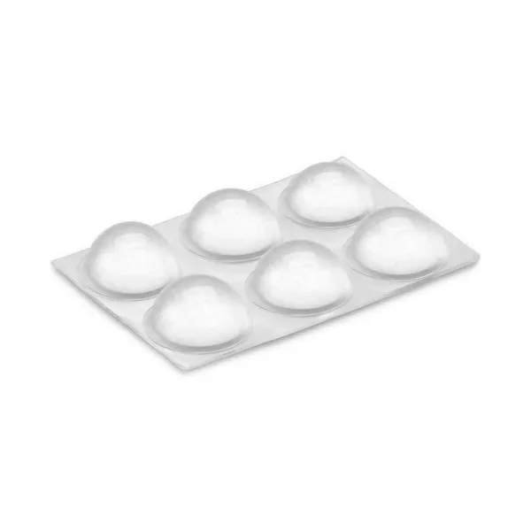 Ovikiila Inofix 16 x 7,9 mm 6 osaa Kolhusuojaus Läpinäkyvä PVC
