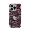 Hello Kitty IML Tags Graffiti - iPhone 13 Pro Max case (pink)