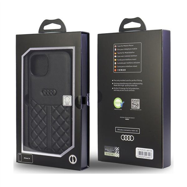 Audi Genuine Leather - Case for iPhone 11 (Black)