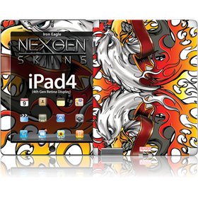 Nexgen Skins with 3D effect for iPad 2/3/4 (Iron Eagle 3D)