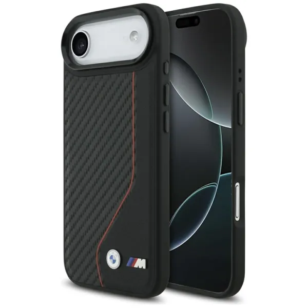BMW M Carbon Line & Logo MagSafe - Case iPhone Air (red)
