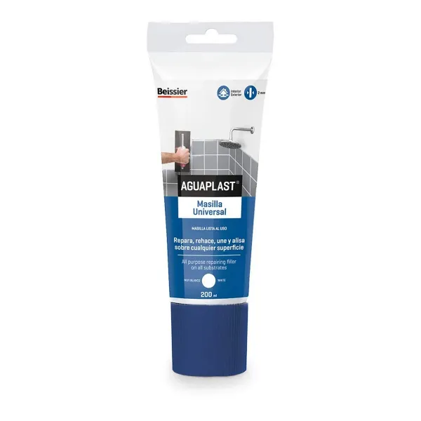 Špaktele Aguaplast 70048-001 Universāls Caurule 200 ml Balts