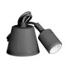Stalinė lempa EDM 32421 Juoda Silikoninis 60 W 220-240 V 98,4 x 4,4 cm