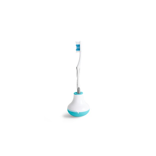 Quirky Bobble Brush - Timer for tooth brushing with handle (Blue)