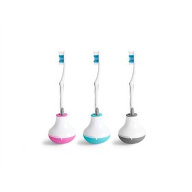 Quirky Bobble Brush - Timer for tooth brushing with handle (Blue)