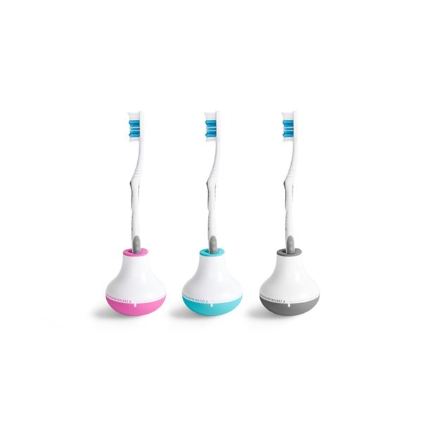 Quirky Bobble Brush - Timer for tooth brushing with handle (Blue)