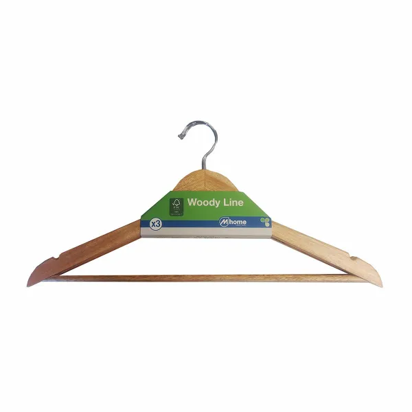Ripustimet Mondex Woody Line Ekologinen Luonnollinen Puu 3 osaa (42,5 x 23 cm)