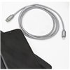 Kanex Premium DuraBraid USB-C to Lightning Cable (Silver)