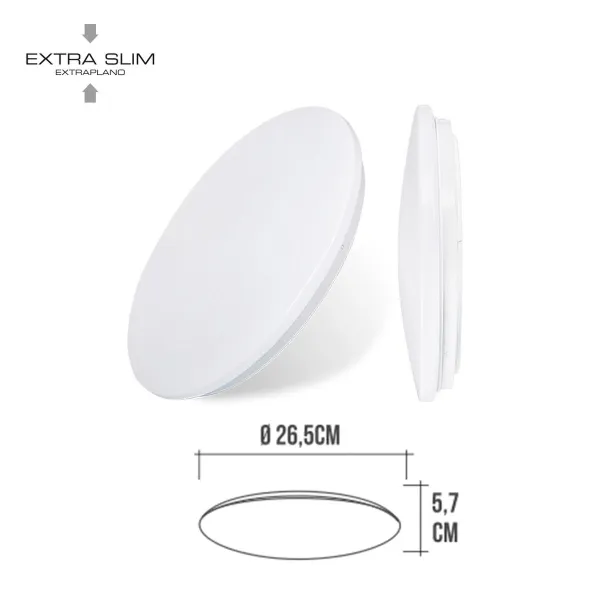 LED griestu gaisma EDM 32515 F 12 W 60 W 80 W (4000 K)