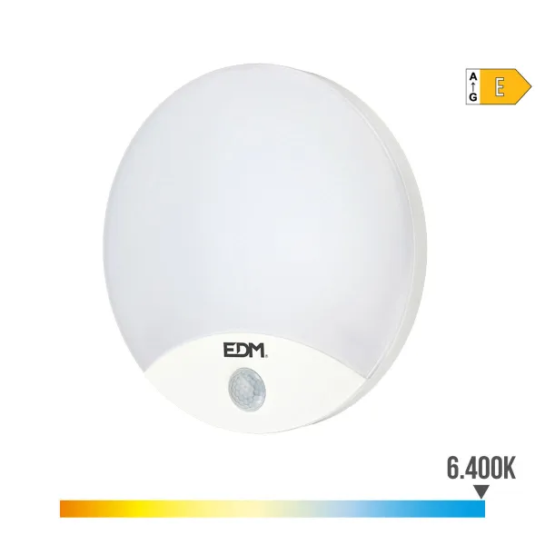 LED sienas gaisma EDM 32538 polipropilēns E 15 W 13 W 1250 Lm 1850 lm Balts (6500 K) (6400 K)