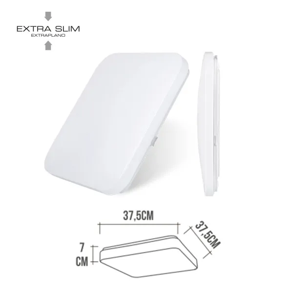 LED griestu gaisma EDM 32525 F 100 W 24 W (4000 K)