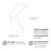 LED apšvietimas su judesio davikliu EDM 31843 Balta polipropileno 3,5 W