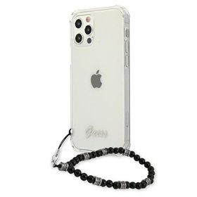 Guess Black Pearl Strap - Case iPhone 12 Pro Max (Clear)