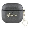 Guess Metallic Script Charm - AirPods 4 Case (black)