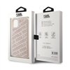 Karl Lagerfeld Quilted K Pattern - iPhone 11 Case (Pink)
