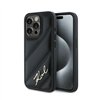 Karl Lagerfeld Diagonal Quilted Script - Case for iPhone 13 Pro (Black)