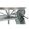 Стол DKD Home Decor Синий Коричневый Зеленый Железо Древесина манго 116 x 72 x 110 cm