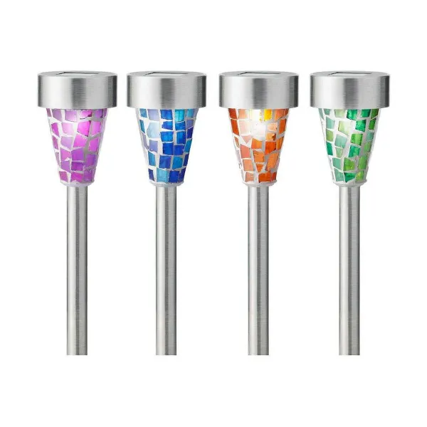 Dārza Lāpa Lumineo 39 cm Daudzkrāsains Solārais