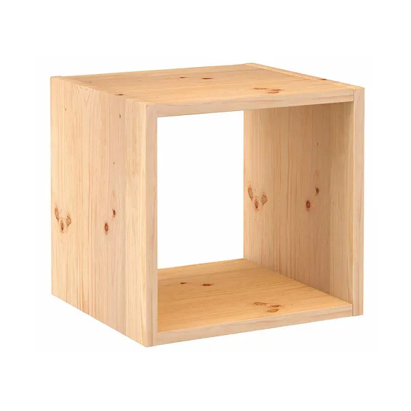 Plaukti Astigarraga Dinamic Kubi Modulārs Dabisks Ciedra (36,2 x 33 x 36,2 cm)