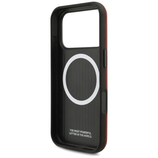 BMW M FW Metal Logo MagSafe - Case iPhone 17 Pro (red)
