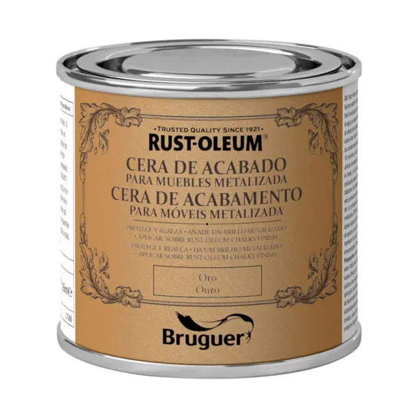 Воск для дерева Bruguer 5397505 Золото 125 ml мебель