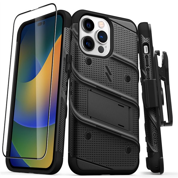 ZIZO BOLT Series - Case for iPhone 14 Pro Max (Black)