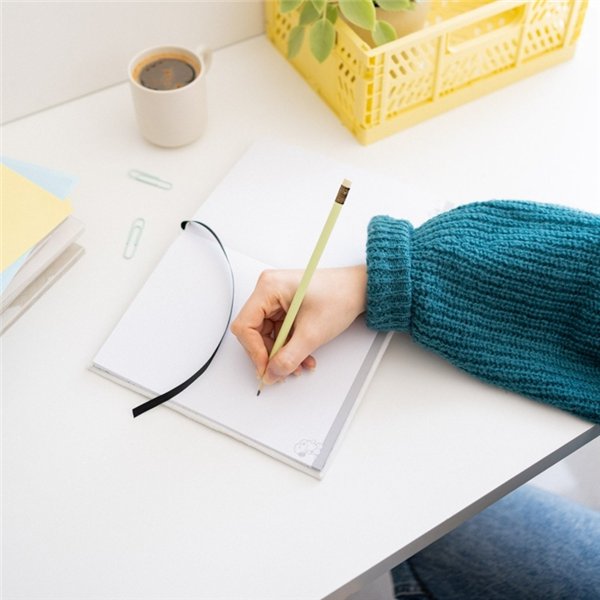 Snoopy - Plush notebook / notebook A5 from the Lazy Days collection