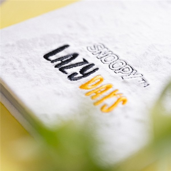 Snoopy - Plush notebook / notebook A5 from the Lazy Days collection