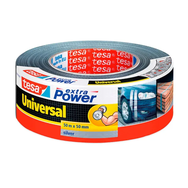 Ilmastointiteippi TESA 56389 Hopeinen (50 mm x 25 m)