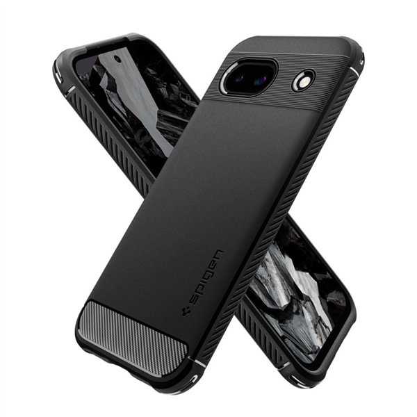 Spigen Rugged Armor - Case for Google Pixel 8A (Black)