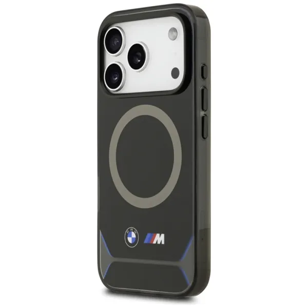 BMW M IML Metal Buttons & Logo MagSafe - Case iPhone 17 Pro (black-blue)