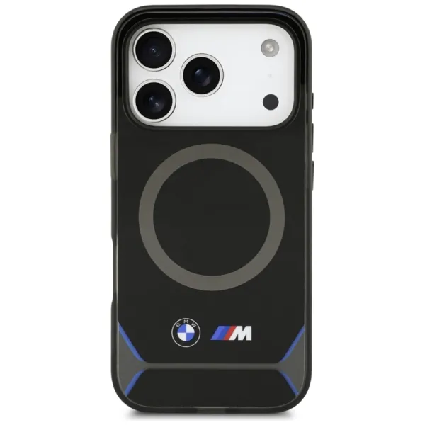 BMW M IML Metal Buttons & Logo MagSafe - Case iPhone 17 Pro (black-blue)