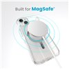 Speck Gemshell Grip + MagSafe - Case for iPhone 15 Plus / iPhone 14 Plus (Clear / Chrome Finish)