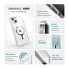 Speck Gemshell Grip + MagSafe - Case for iPhone 15 Plus / iPhone 14 Plus (Clear / Chrome Finish)