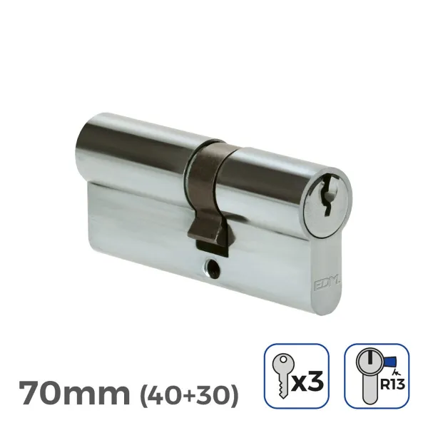 Sylinteri EDM 85178 r13 nikkeli Lyhyt nokkalukko Eurooppalainen