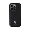 US Polo Assn Yoke Pattern - Case iPhone 15 Pro (black)