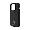 US Polo Assn Yoke Pattern - Case iPhone 15 Pro (black)