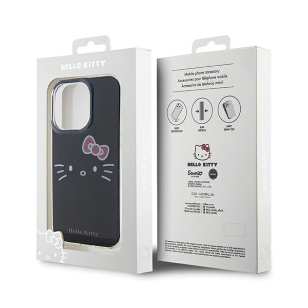 Hello Kitty IML Kitty Face - Case for iPhone 15 Pro Max (black)