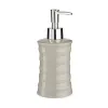 Дозатор мыла Berilo Серый Металл Керамика Волны 260 ml (12 штук)