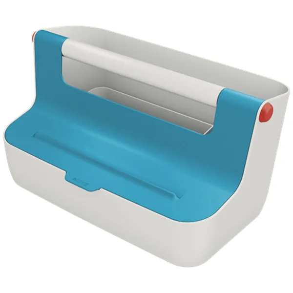 Uzglabāšanas Kaste Leitz Cosy Zils ABS 21,4 x 19,6 x 36,7 cm Rokturis pārnēsāšanai