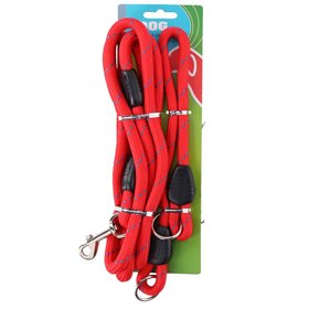 150 cm leash + 45 cm collar (red)