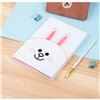 Line Friends - Plush Notebook A5 (white)