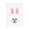Line Friends - Plush Notebook A5 (white)