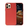 Crong Essential Cover Magnetic - iPhone 12 Pro Max MagSafe Leather Case (Red)