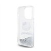 Hello Kitty Liquid Glitter Charms Kitty Head - iPhone 15 Pro Case (silver)