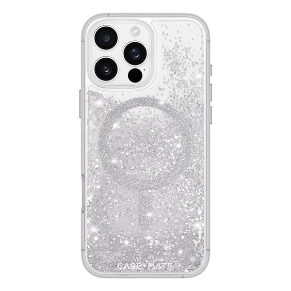 Case-Mate Waterfall MagSafe - Case for iPhone 16 Pro Max (Silver)