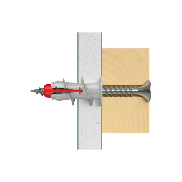 Naastud Fischer Duoblade Nailon Plastmass (10 Ühikut)
