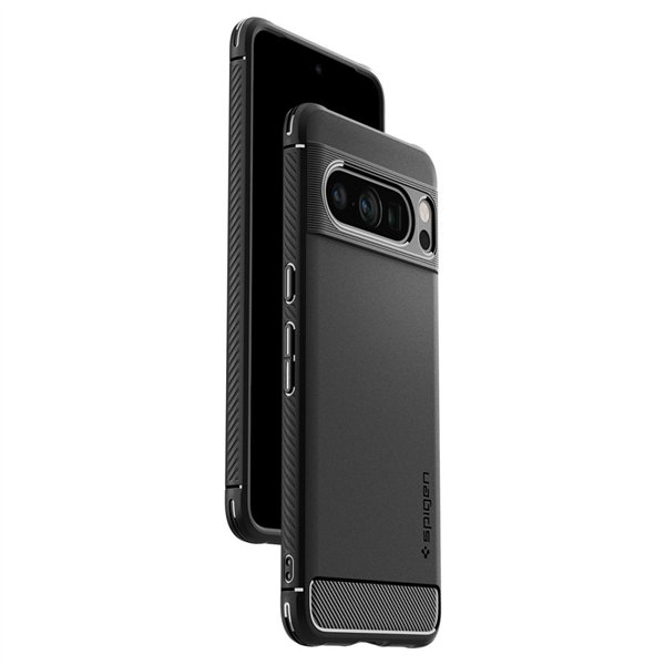 Spigen Rugged Armor - Case for Google Pixel 8 Pro (Black)